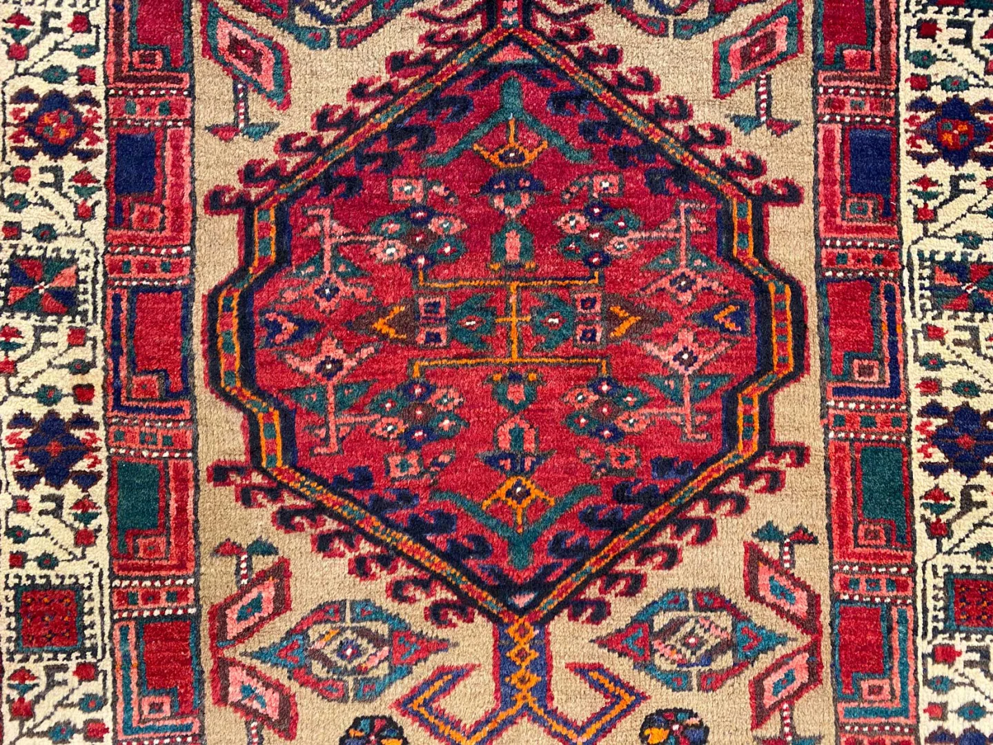 Perserteppich Meshkin 328 x 100 cm Schafwolle handgeknüpft