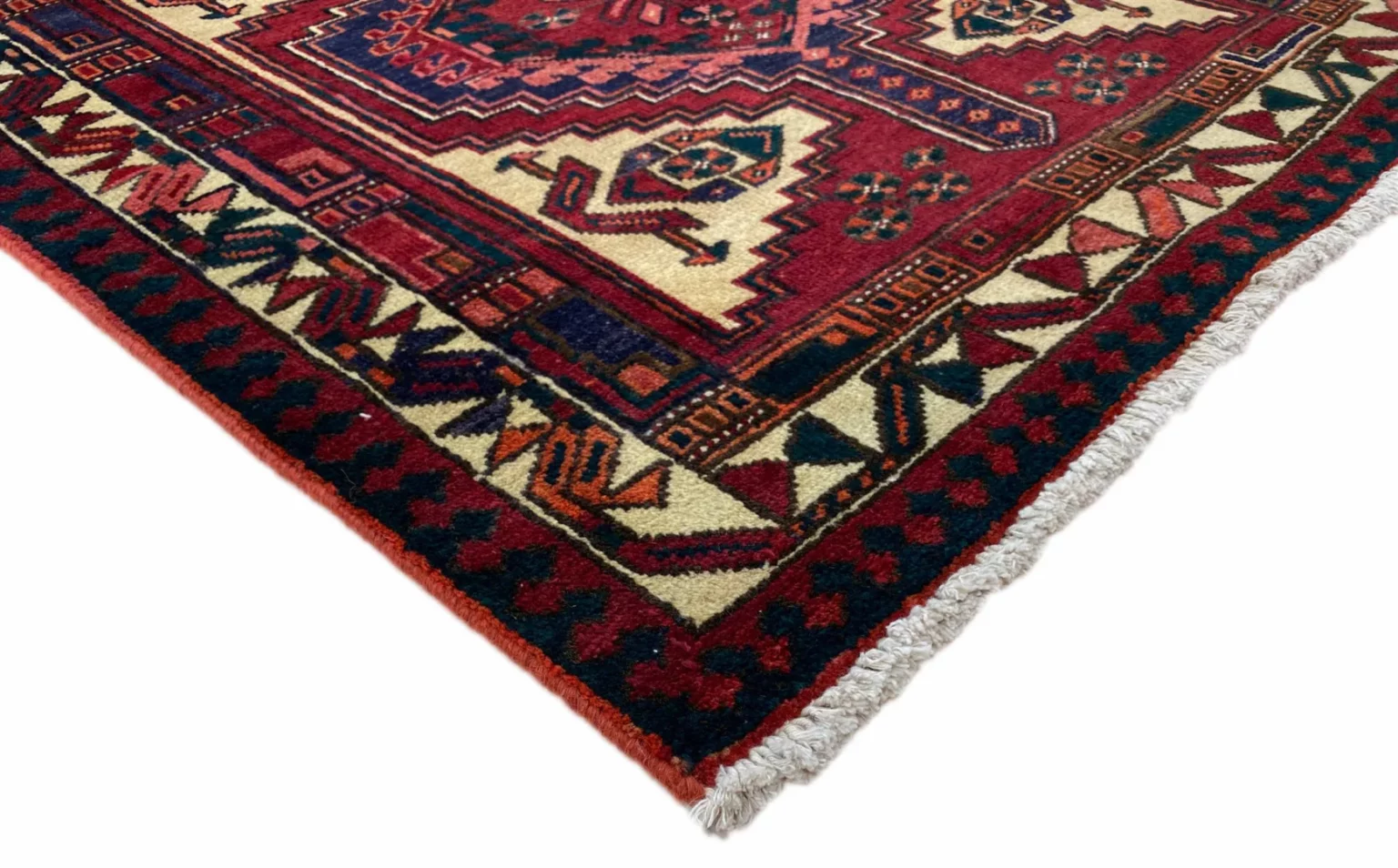 Perserteppich Meshkin 332 x 110 cm Schafwolle handgeknüpft