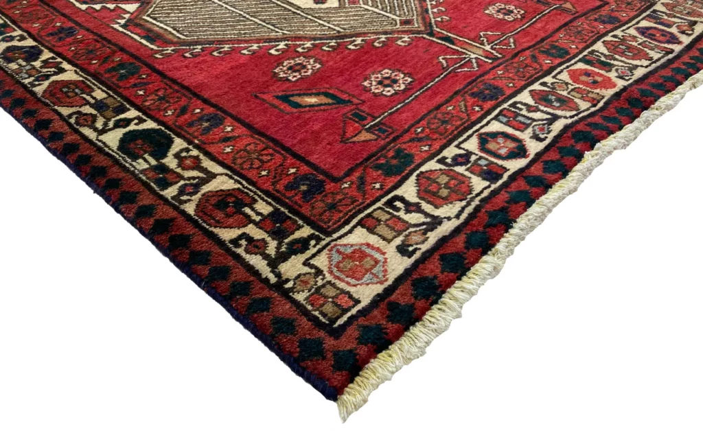 Perserteppich Meshkin 334 x 103 cm Wolle handgeknüpft