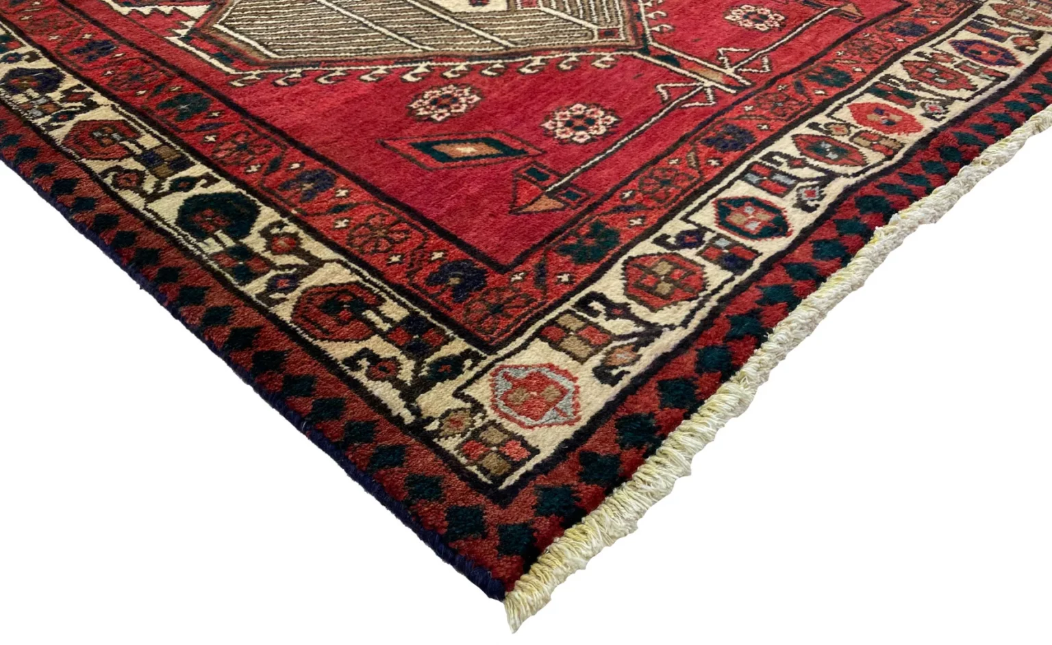 Perserteppich Meshkin 334 x 103 cm Wolle handgeknüpft