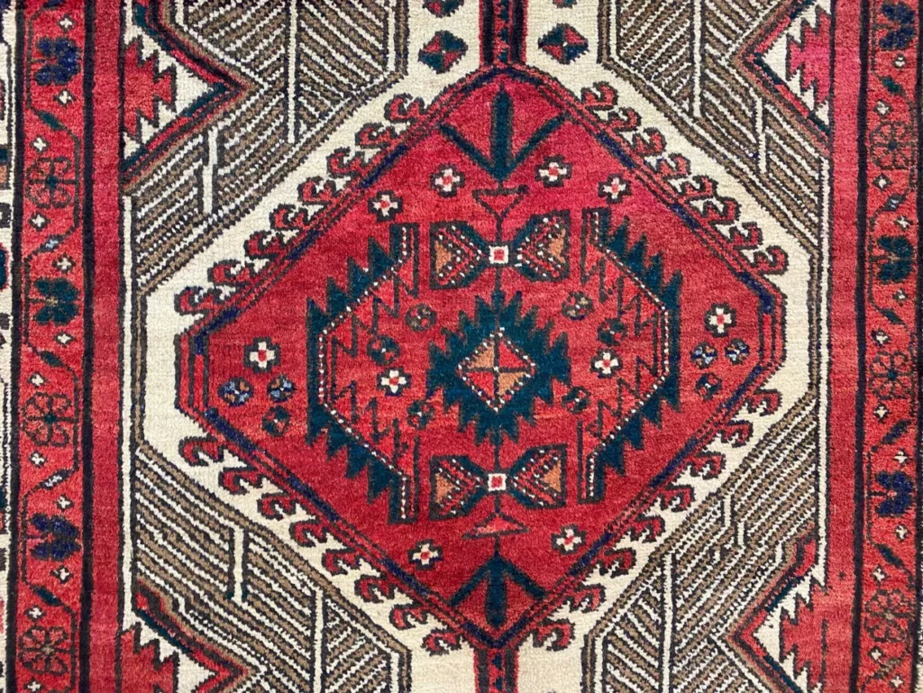 Perserteppich Meshkin 334 x 103 cm Wolle handgeknüpft