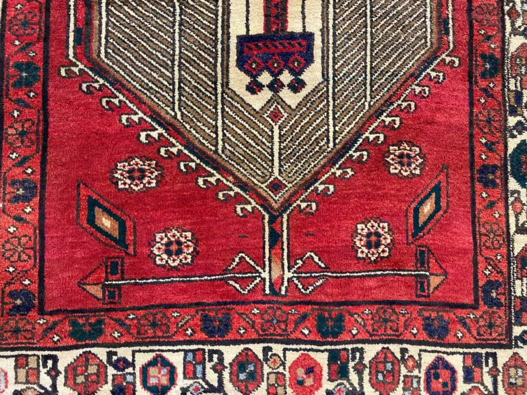 Perserteppich Meshkin 334 x 103 cm Wolle handgeknüpft