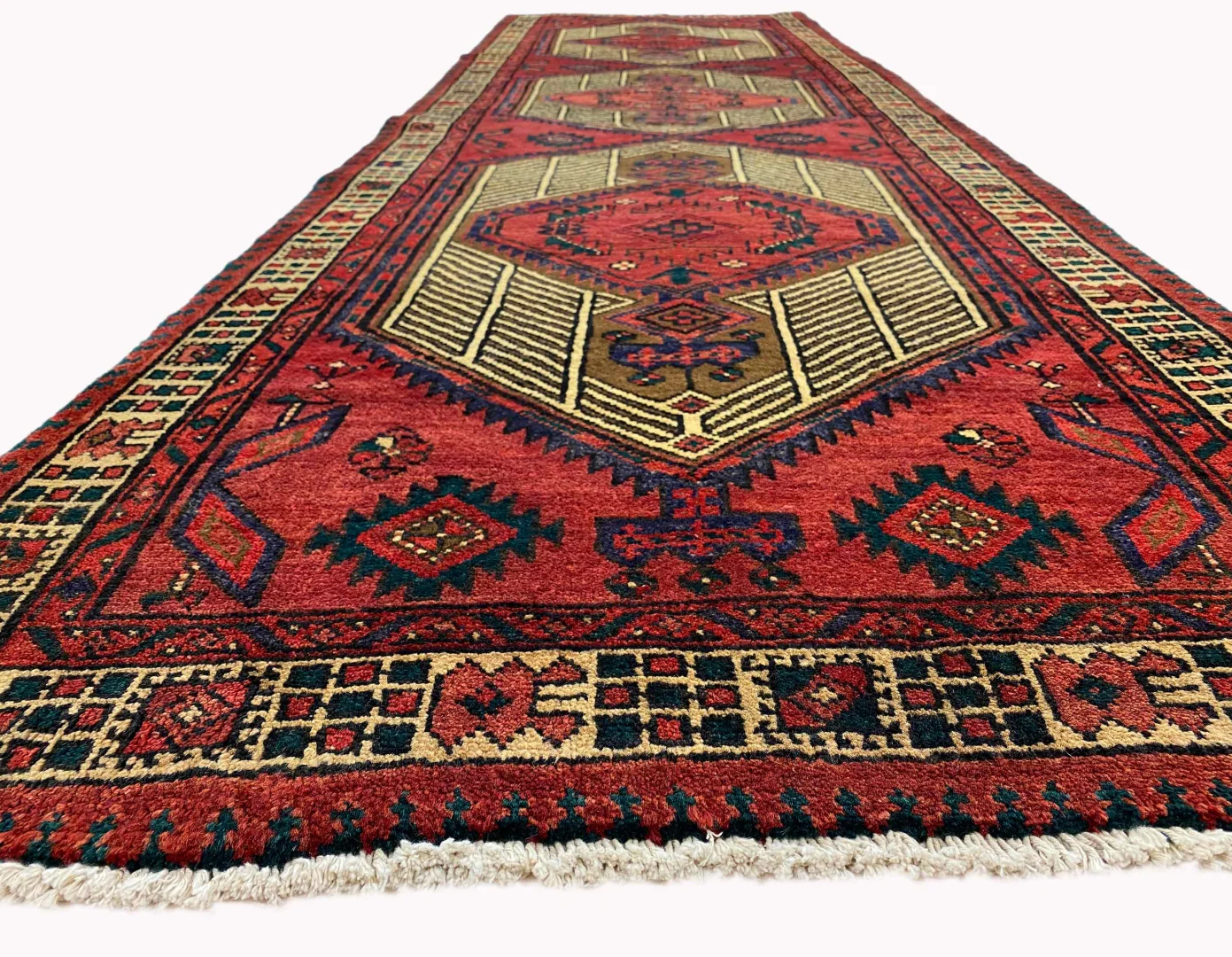 Perserteppich Ardabil 340 x 105 cm Wolle handgeknüpft