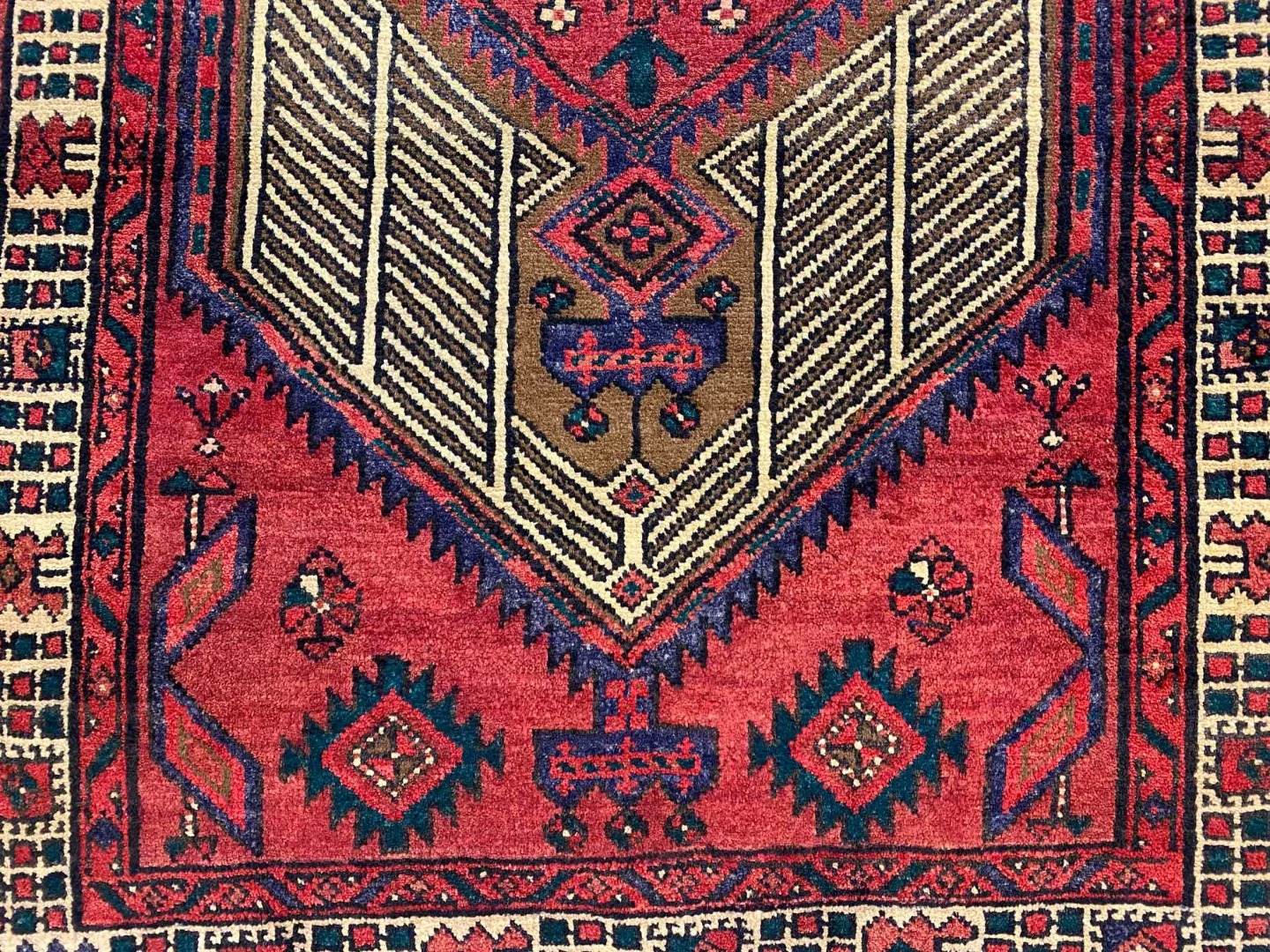 Perserteppich Ardabil 340 x 105 cm Wolle handgeknüpft