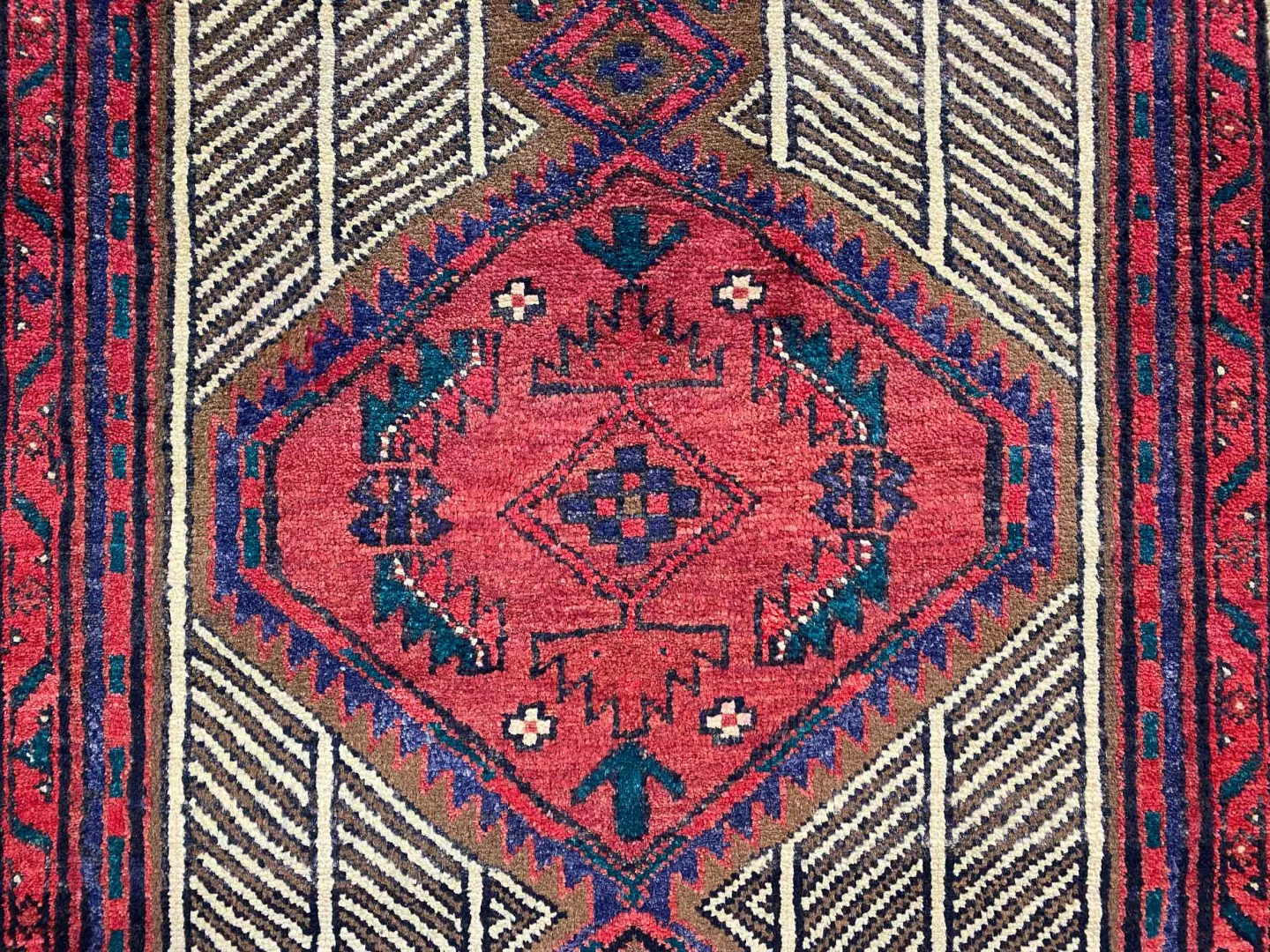 Perserteppich Ardabil 340 x 105 cm Wolle handgeknüpft