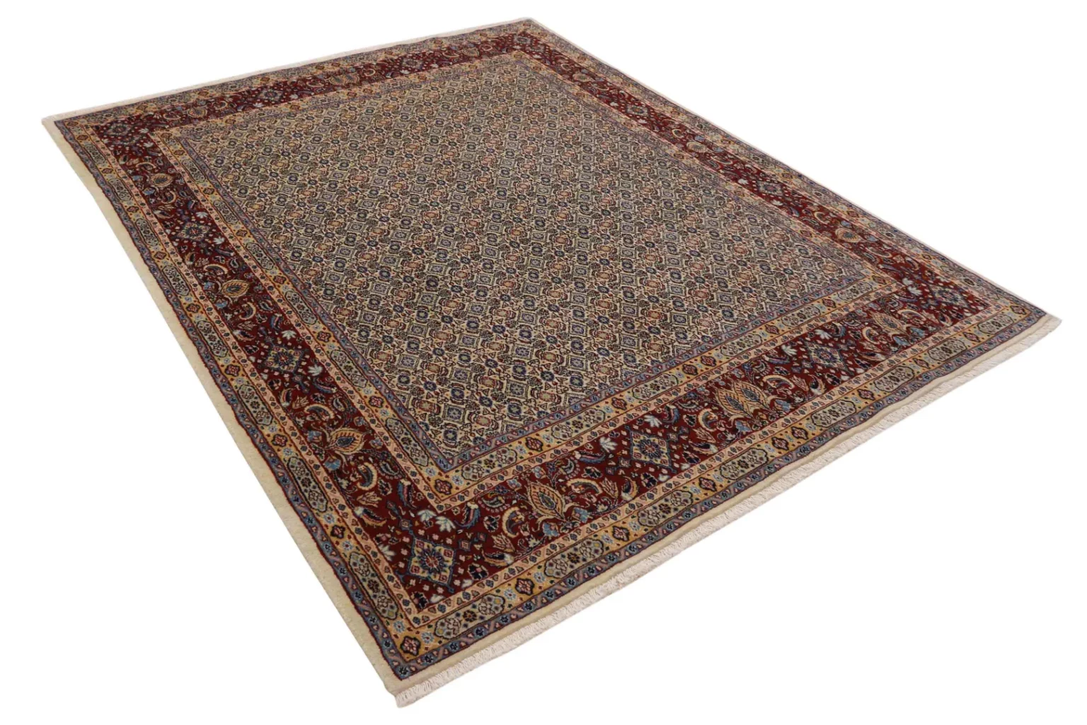 Perserteppich Moud 241 x 194 cm Wolle handgeknüpft