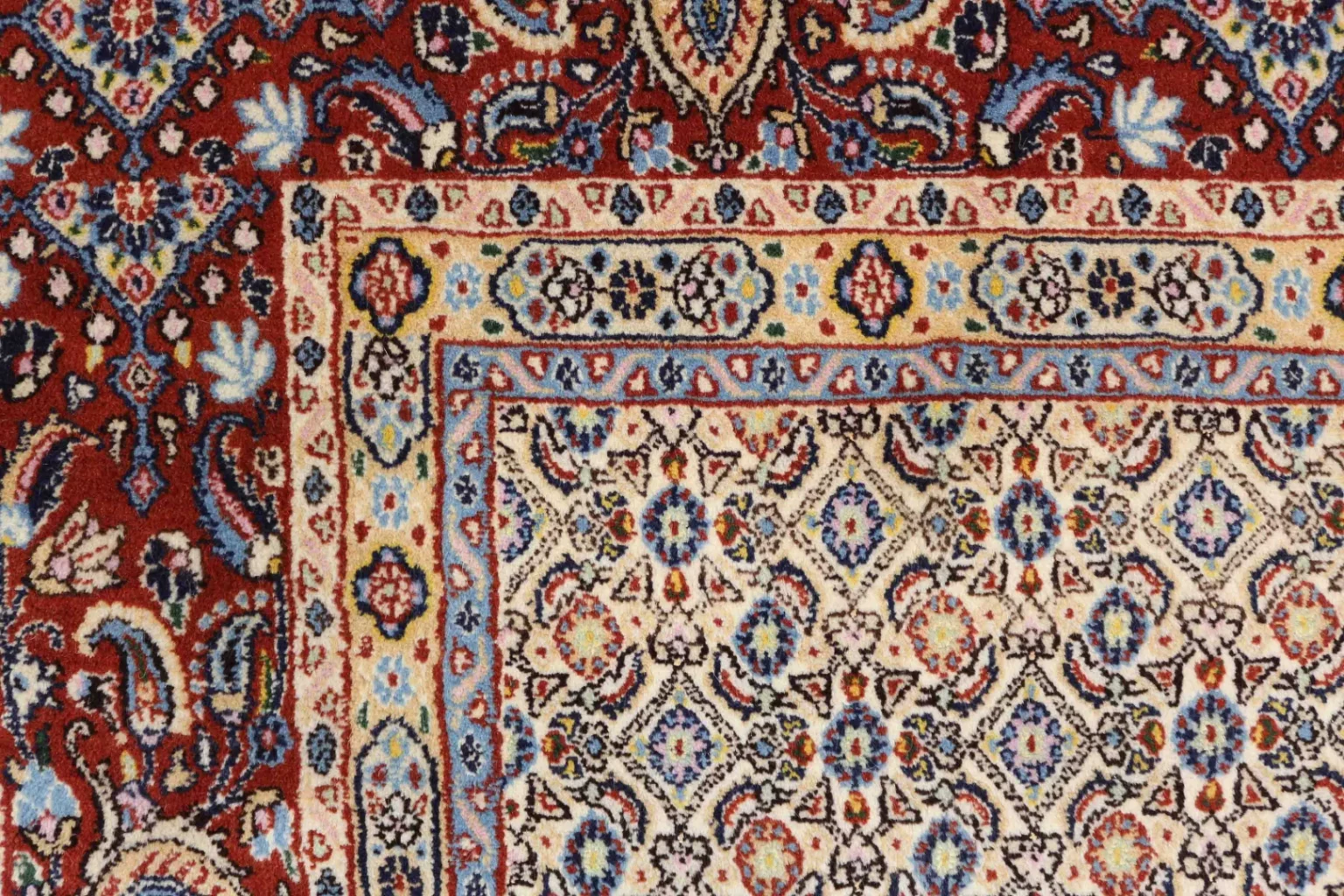 Perserteppich Moud 241 x 194 cm Wolle handgeknüpft