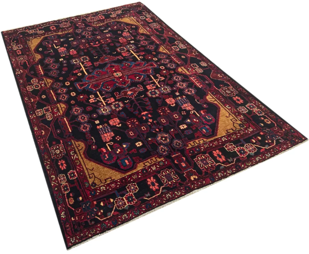 Perserteppich Nahawand 243 x 166 cm Wolle handgeknüpft