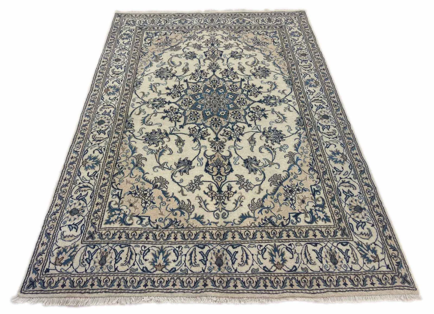 Perserteppich Nain 240 x 165 cm Wolle handgeknüpft
