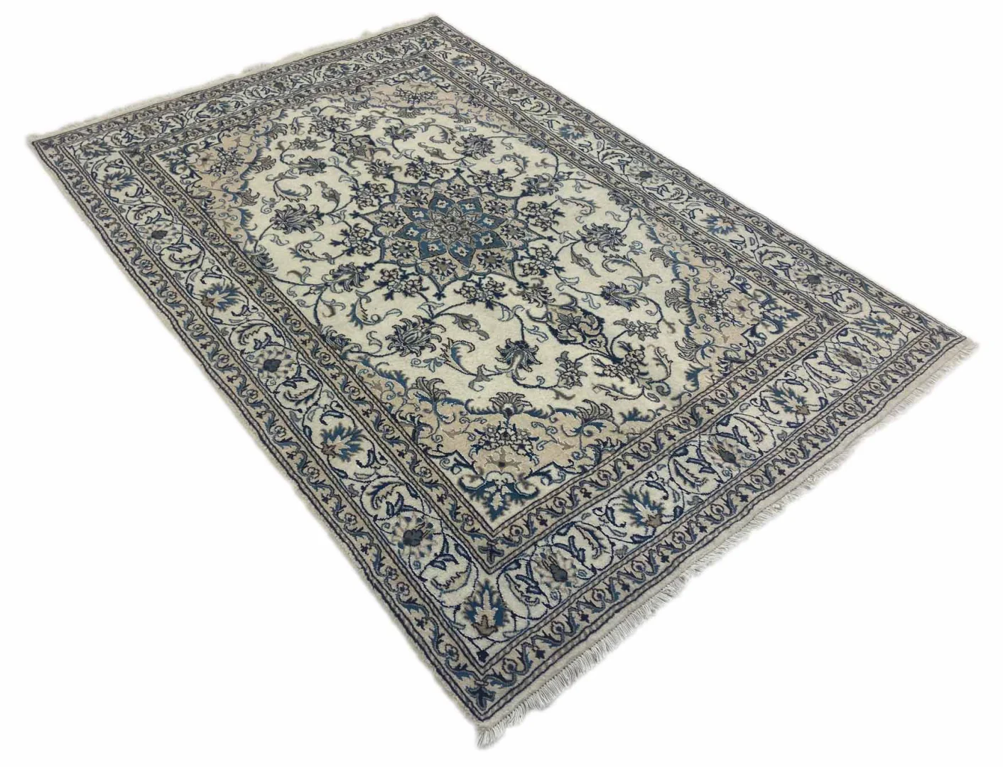 Perserteppich Nain 240 x 165 cm Wolle handgeknüpft