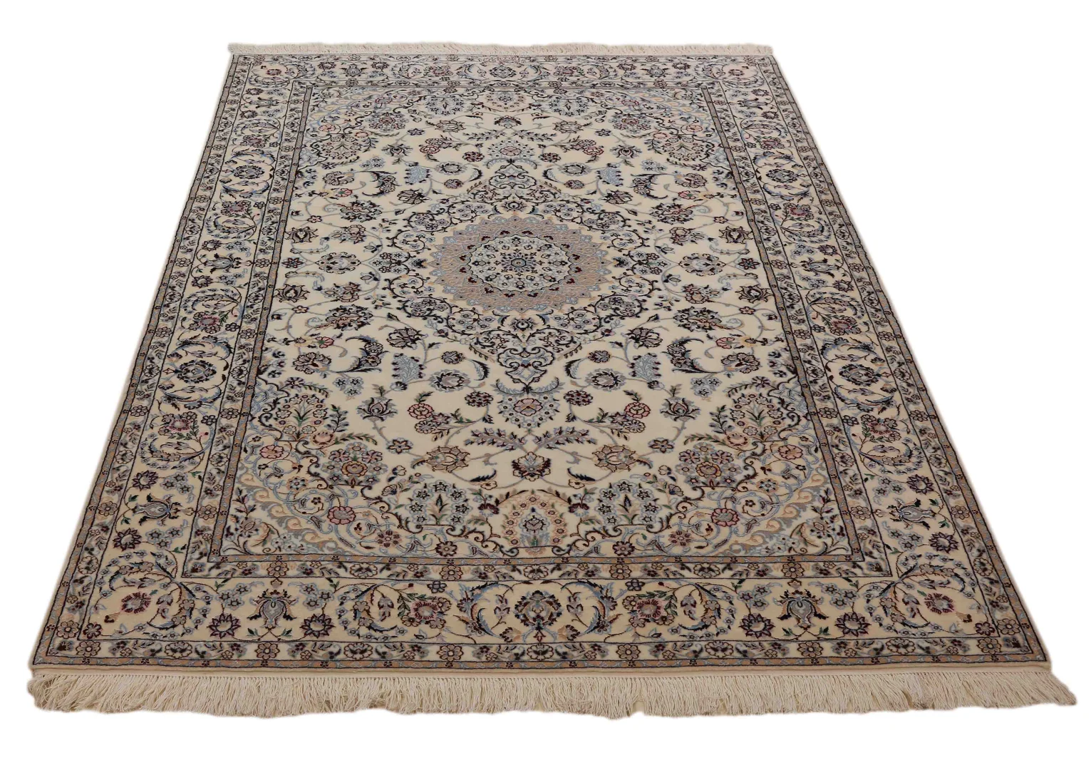 nain-6la-orientteppich-225-x-146-cm-handgeknupft-fur-teppiche-1 Perserteppich Nain 225 x 146 cm Wolle handgeknüpft