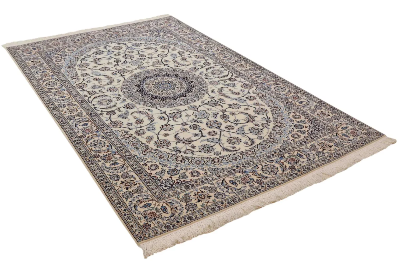 Perserteppich Nain 240 x 152 cm Wolle handgeknüpft