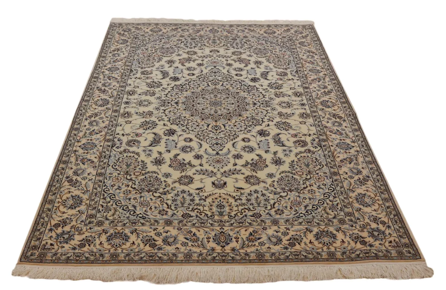 Perserteppich Nain 6La 240 x 151 cm Wolle handgeknüpft