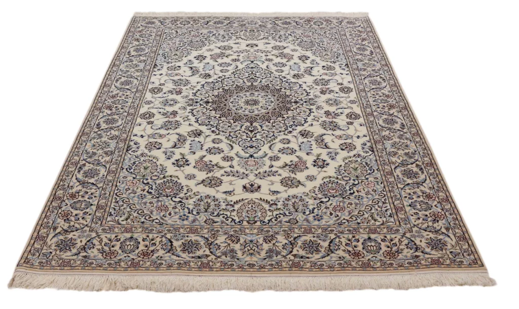 Perserteppich Nain 242x153 cm Wolle handgeknüpft