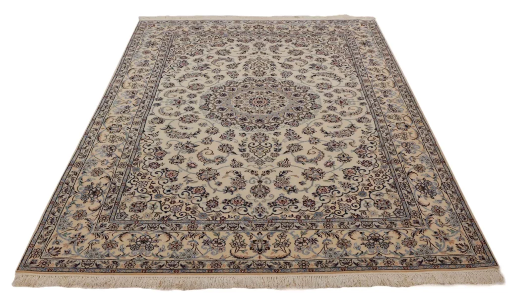 Perserteppich Nain 245 x 163 cm Wolle handgeknüpft