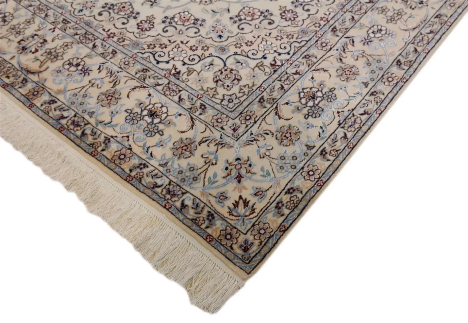 Perserteppich Nain 245 x 163 cm Wolle handgeknüpft