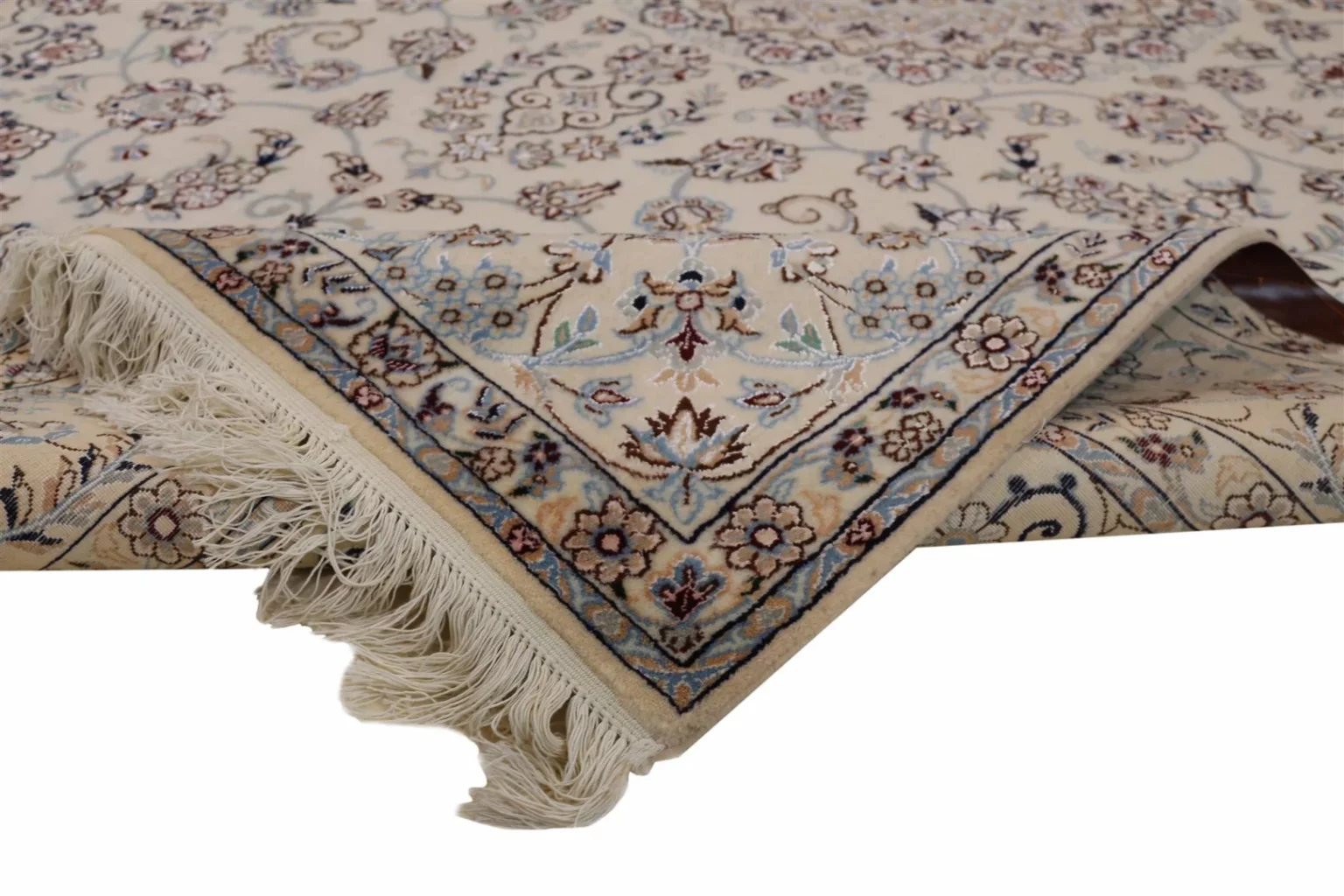 Perserteppich Nain 245 x 163 cm Wolle handgeknüpft