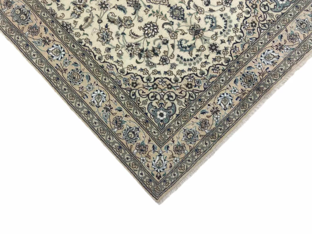 Perserteppich Nain 247 x 152 cm Wolle handgeknüpft