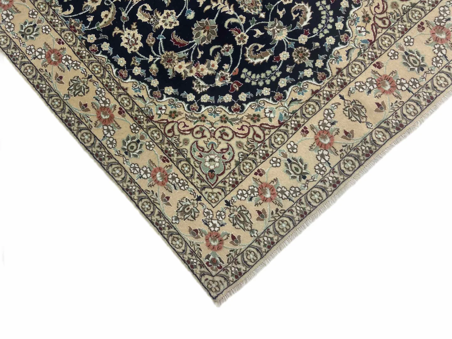 Perserteppich Nain 253x153 cm Wolle handgeknüpft