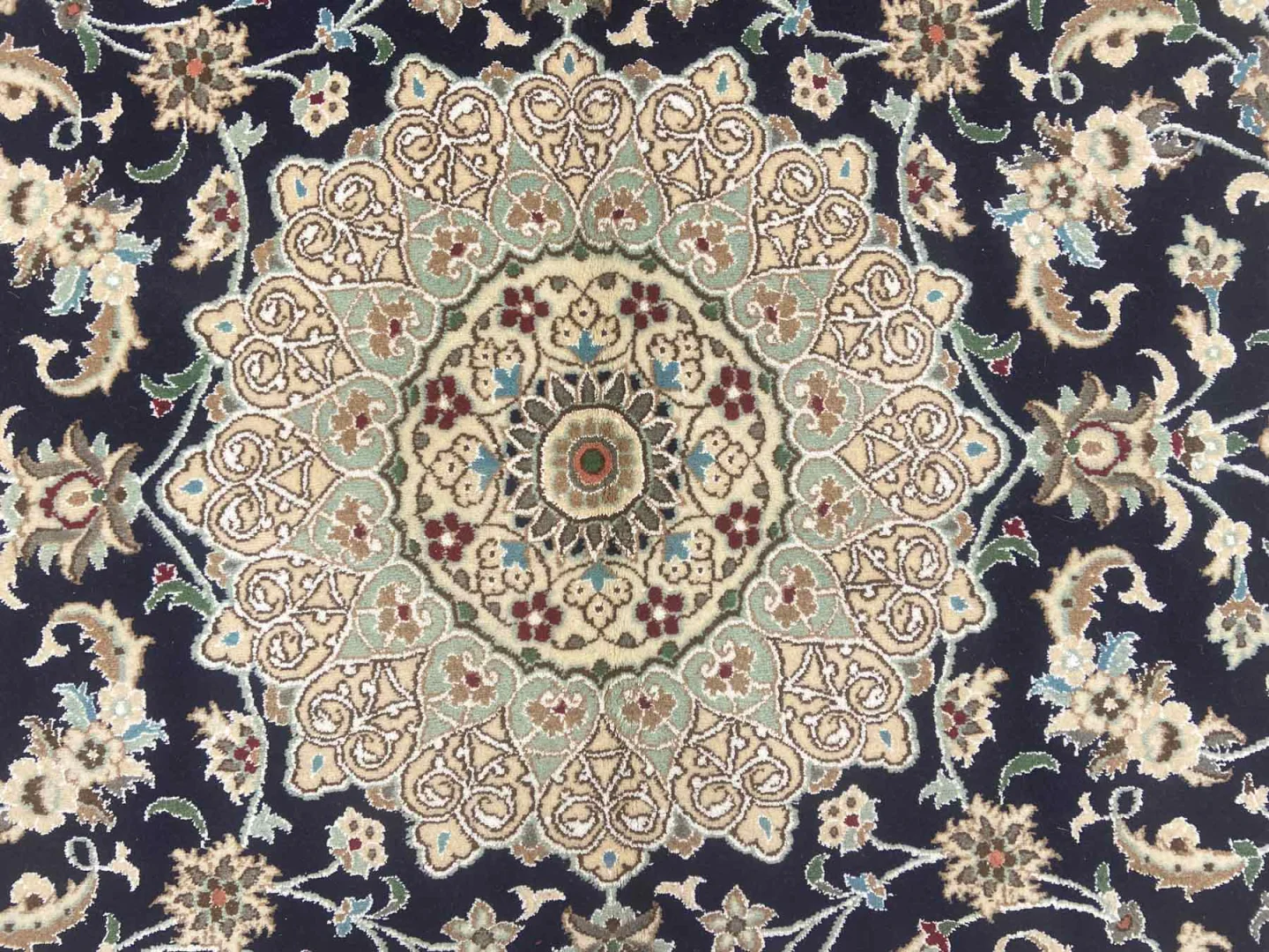 Perserteppich Nain 253x153 cm Wolle handgeknüpft