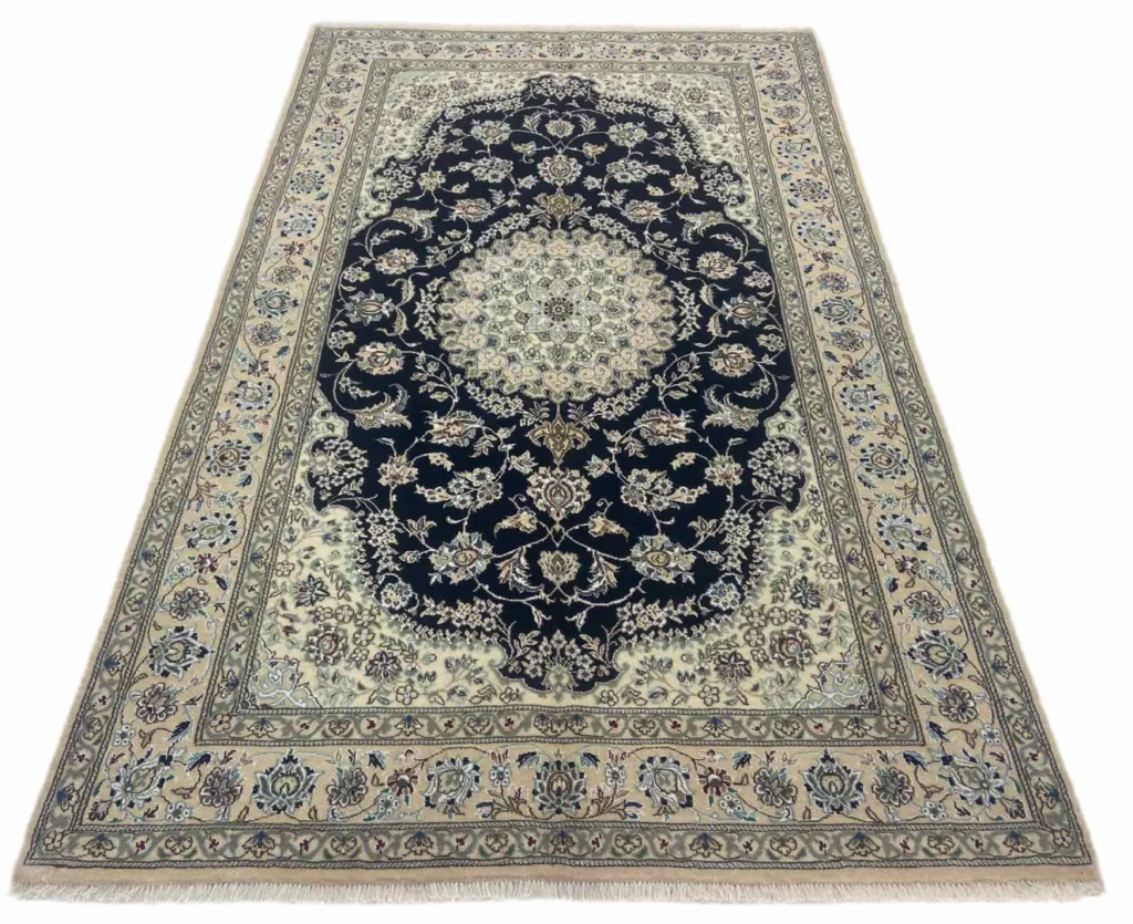Perserteppich Nain 253 x 156 cm Wolle handgeknüpft