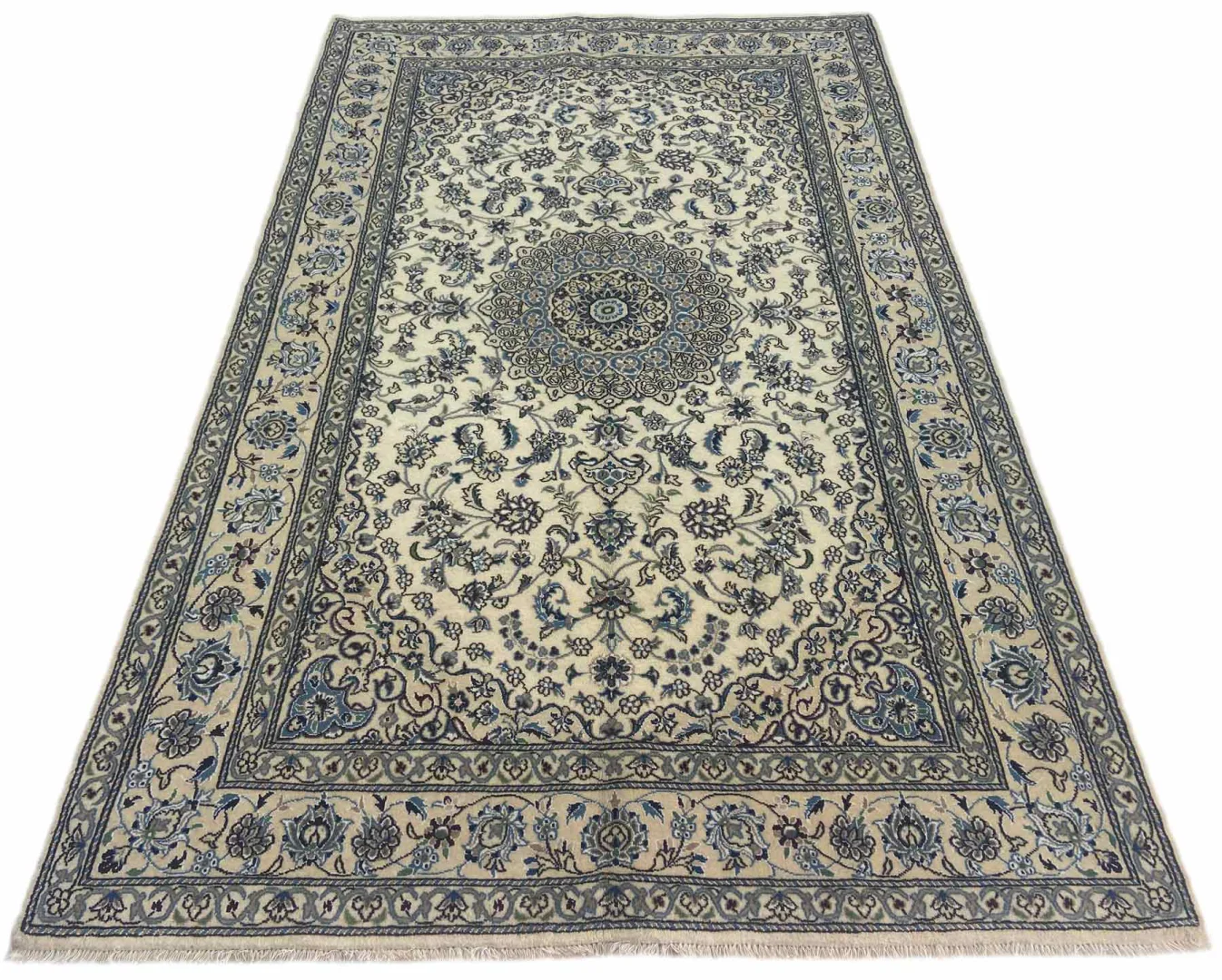 Perserteppich Nain 255x157 cm Wolle handgeknüpft