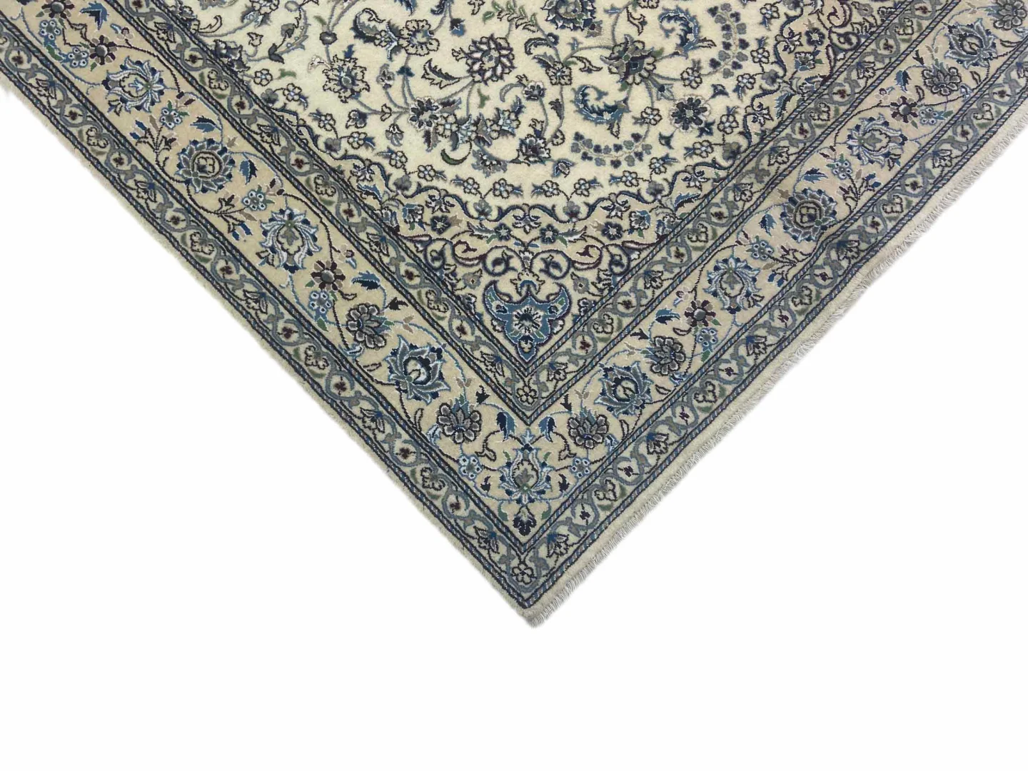 Perserteppich Nain 255x157 cm Wolle handgeknüpft