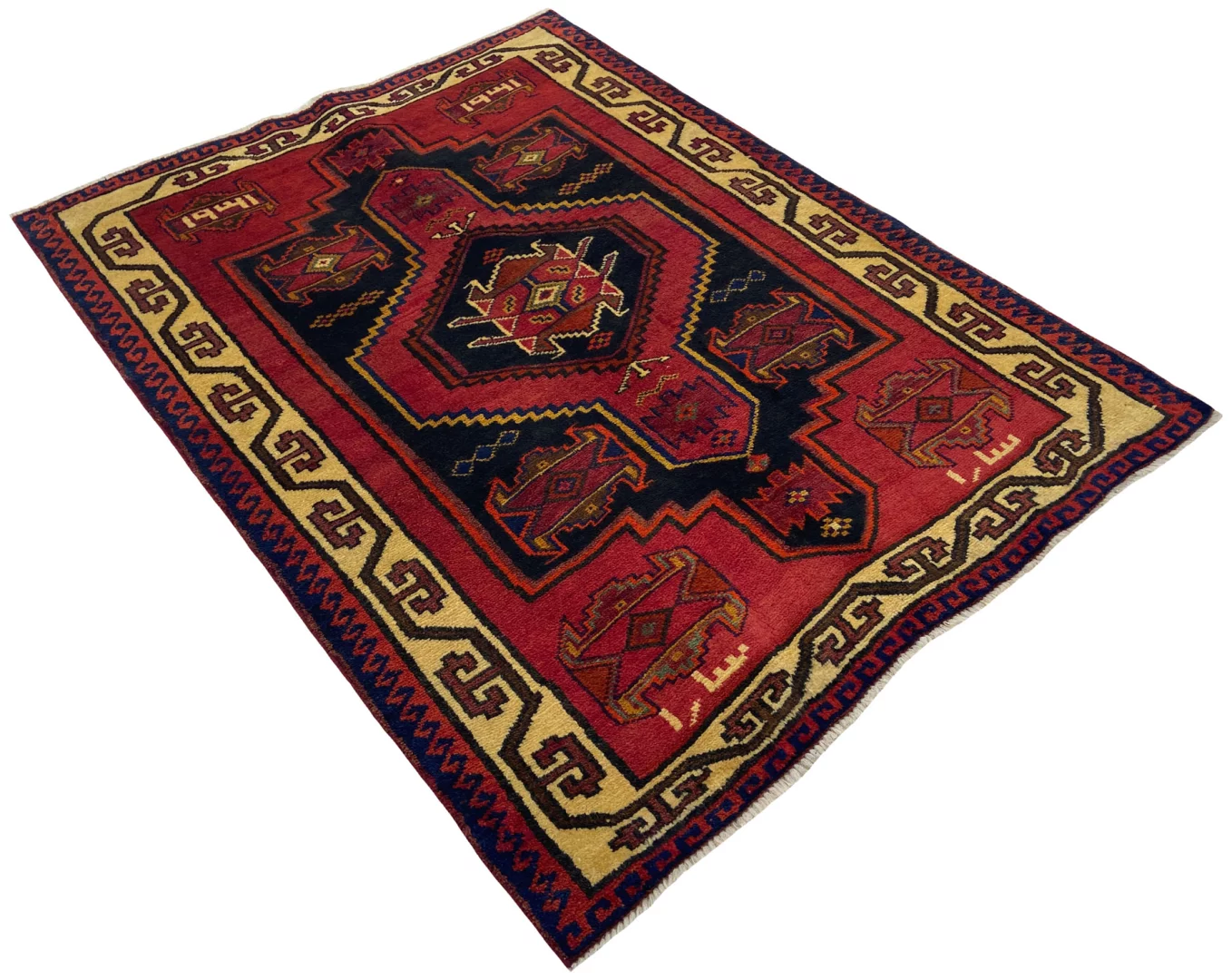 Perserteppich Shiraz 202x150 cm Schurwolle handgeknüpft