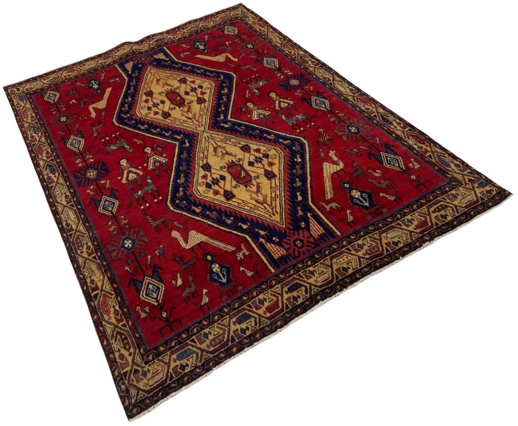 Perserteppich Sirjan 208 x 153 cm Wolle handgeknüpft
