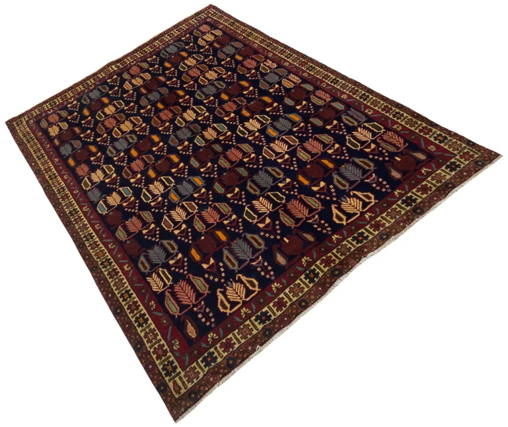 Perserteppich Sirjan 209 x 153 cm Wolle handgeknüpft