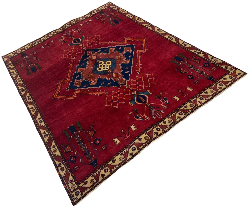 Perserteppich Sirjan 223 x 170 cm Wolle handgeknüpft