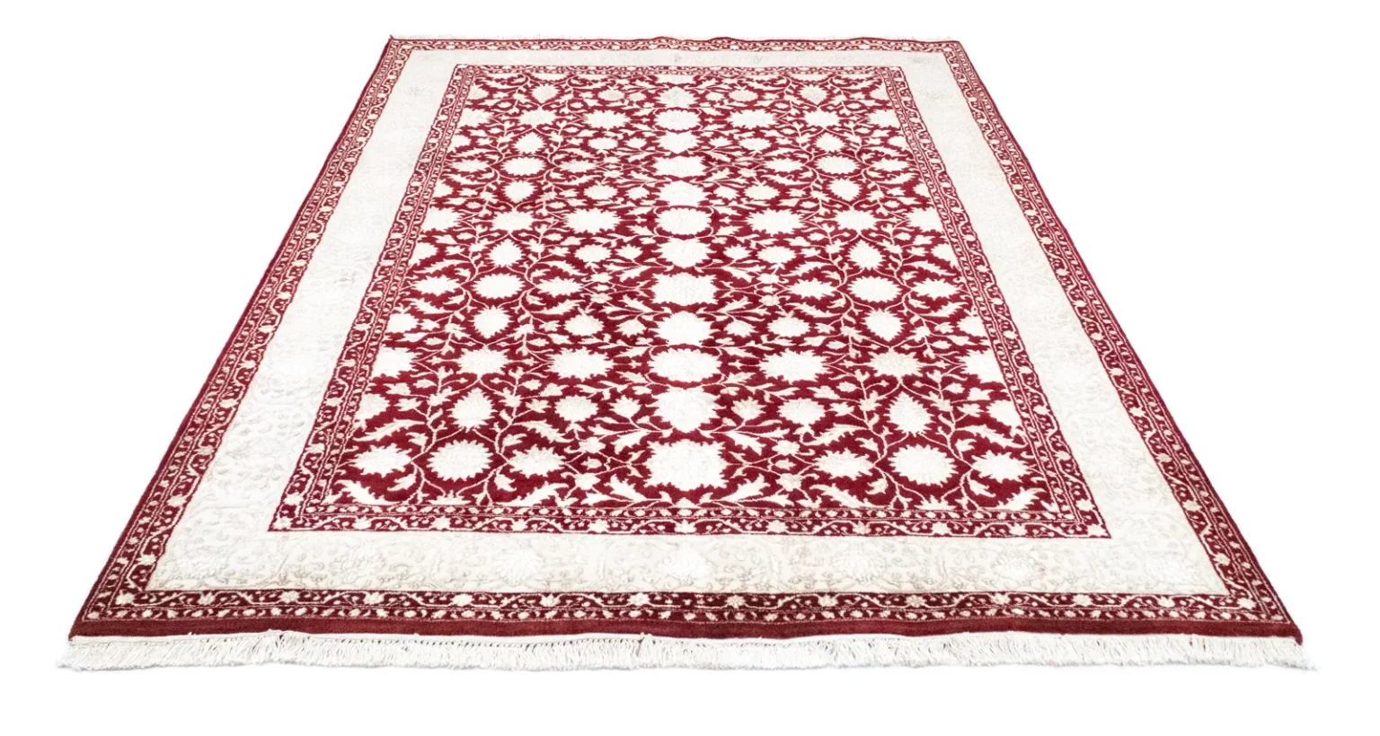 Orientteppich Täbris 236 x 165 cm Wolle handgeknüpft