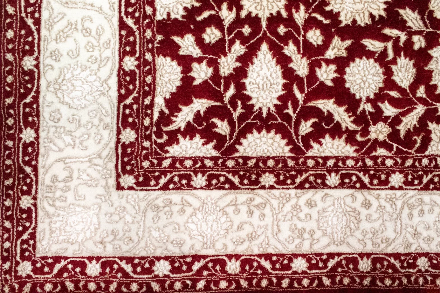Orientteppich Täbris 236 x 165 cm Wolle handgeknüpft