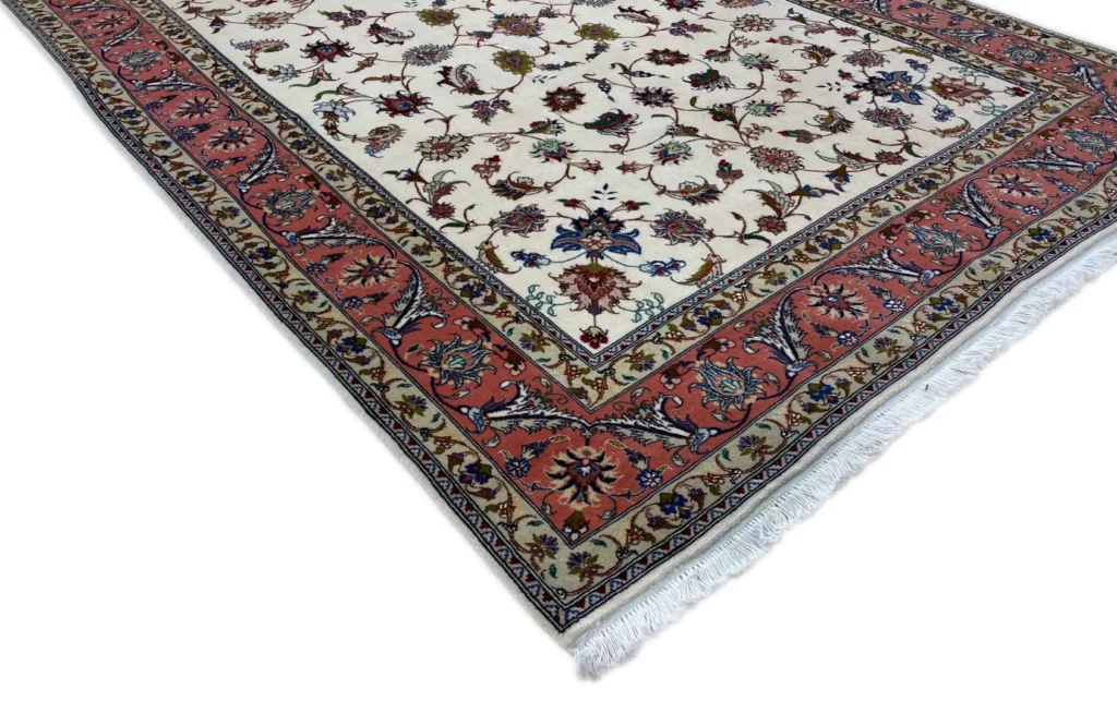 Perserteppich Täbris 206 x 150 cm Wolle handgeknüpft