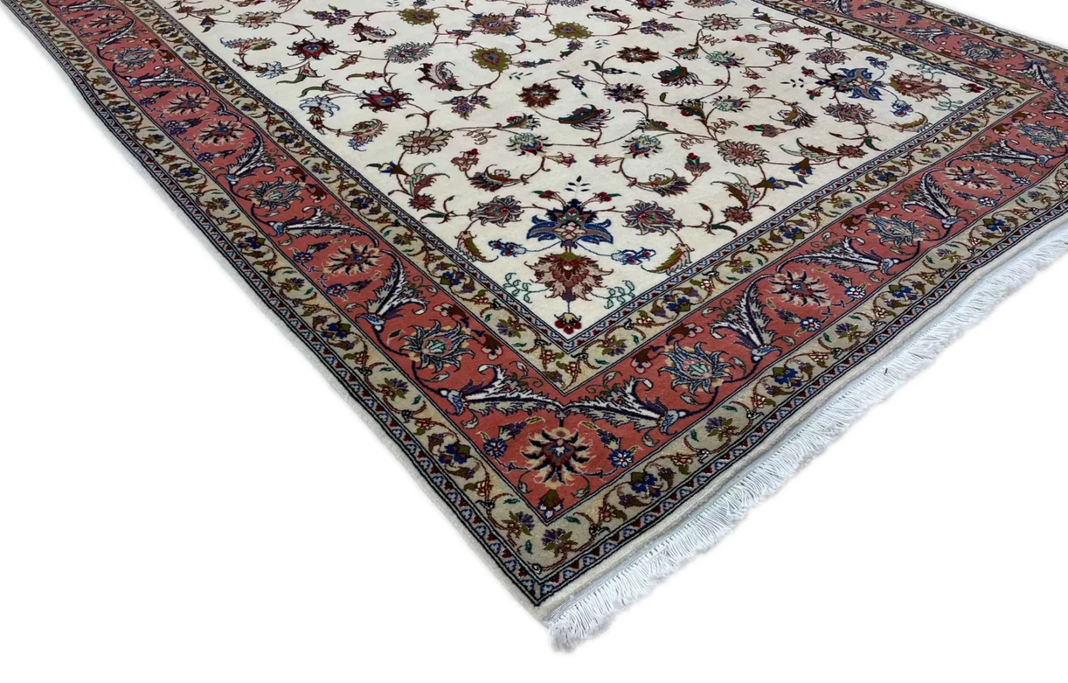 Perserteppich Täbris 206 x 150 cm Wolle handgeknüpft