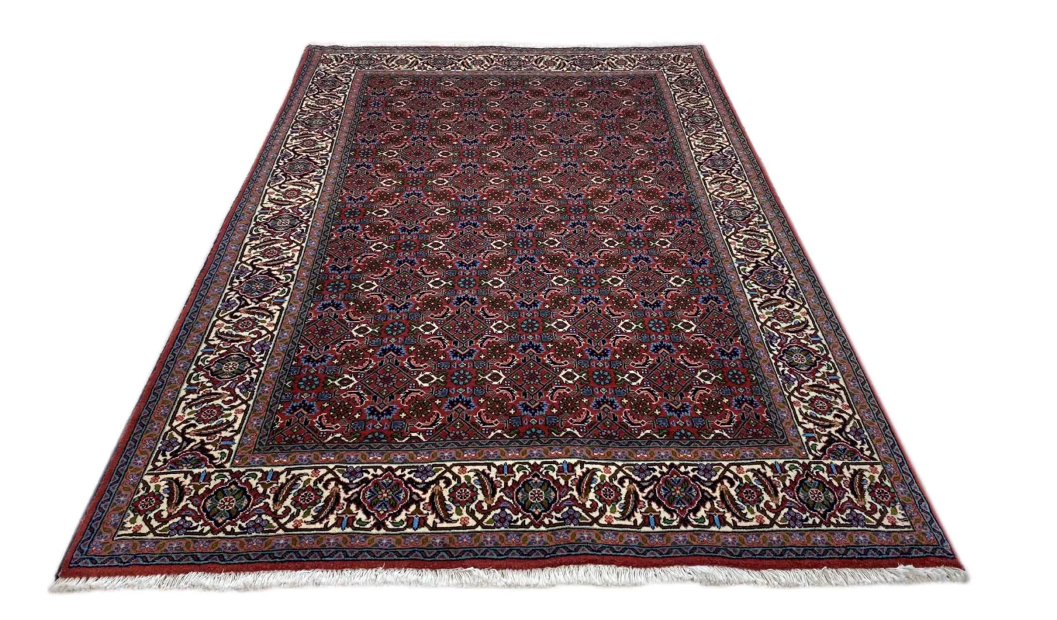 zandschan-orientteppich-211x145-cm-380000-knoten-handgeknupft-1 Perserteppich Zandschan 211 x 145 cm Baumwolle handgeknüpft
