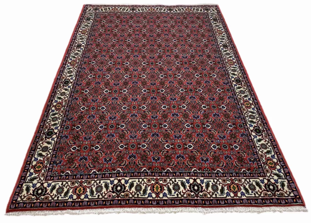 Perserteppich Zandschan 219 x 142 cm Baumwolle handgeknüpft