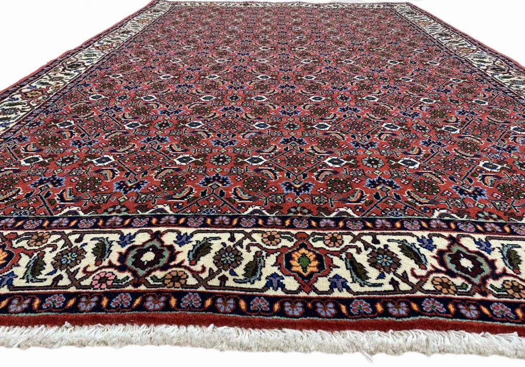 Perserteppich Zandschan 219 x 142 cm Baumwolle handgeknüpft