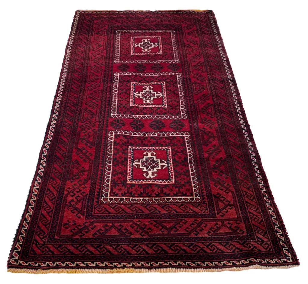 Orientteppich Balutsch 186 x 97 cm Wolle handgeknüpft