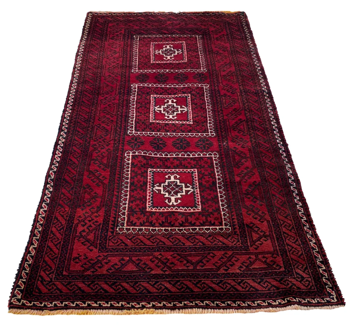 Orientteppich Balutsch 186 x 97 cm Wolle handgeknüpft