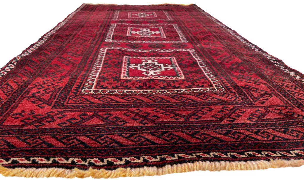 Orientteppich Balutsch 186 x 97 cm Wolle handgeknüpft