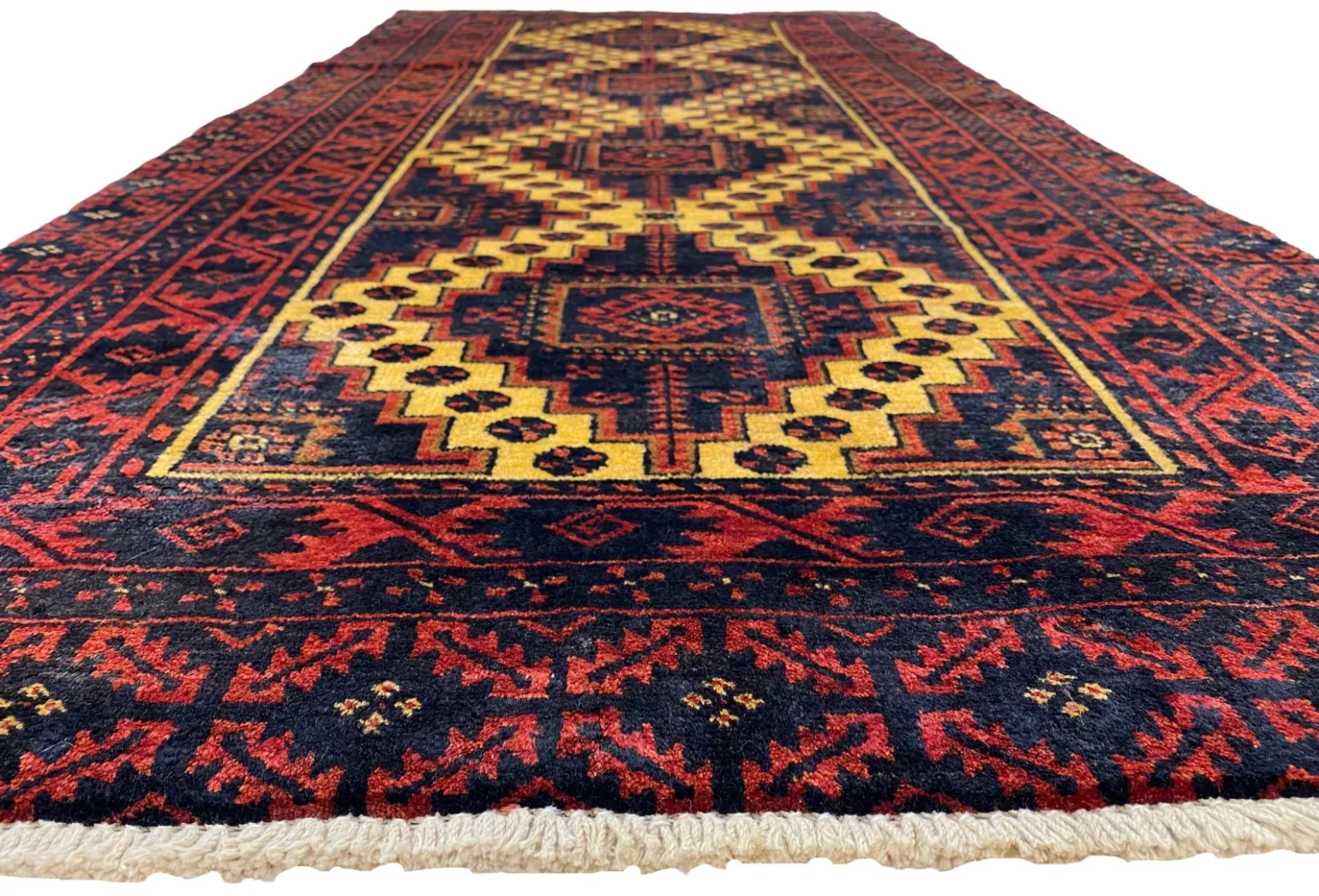 Perserteppich Belutsch 187 x 86 cm Schafwolle handgeknüpft