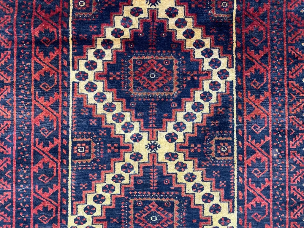 Perserteppich Belutsch 187 x 86 cm Schafwolle handgeknüpft