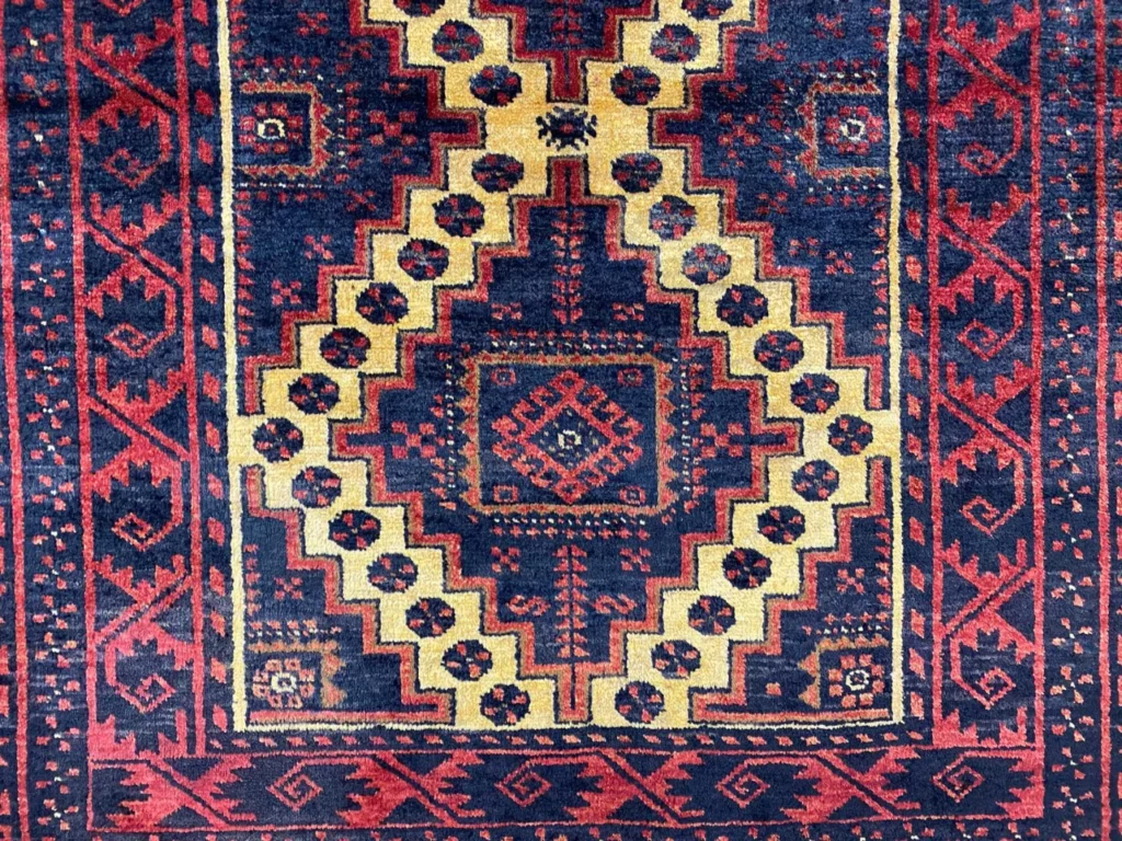 Perserteppich Belutsch 187 x 86 cm Schafwolle handgeknüpft
