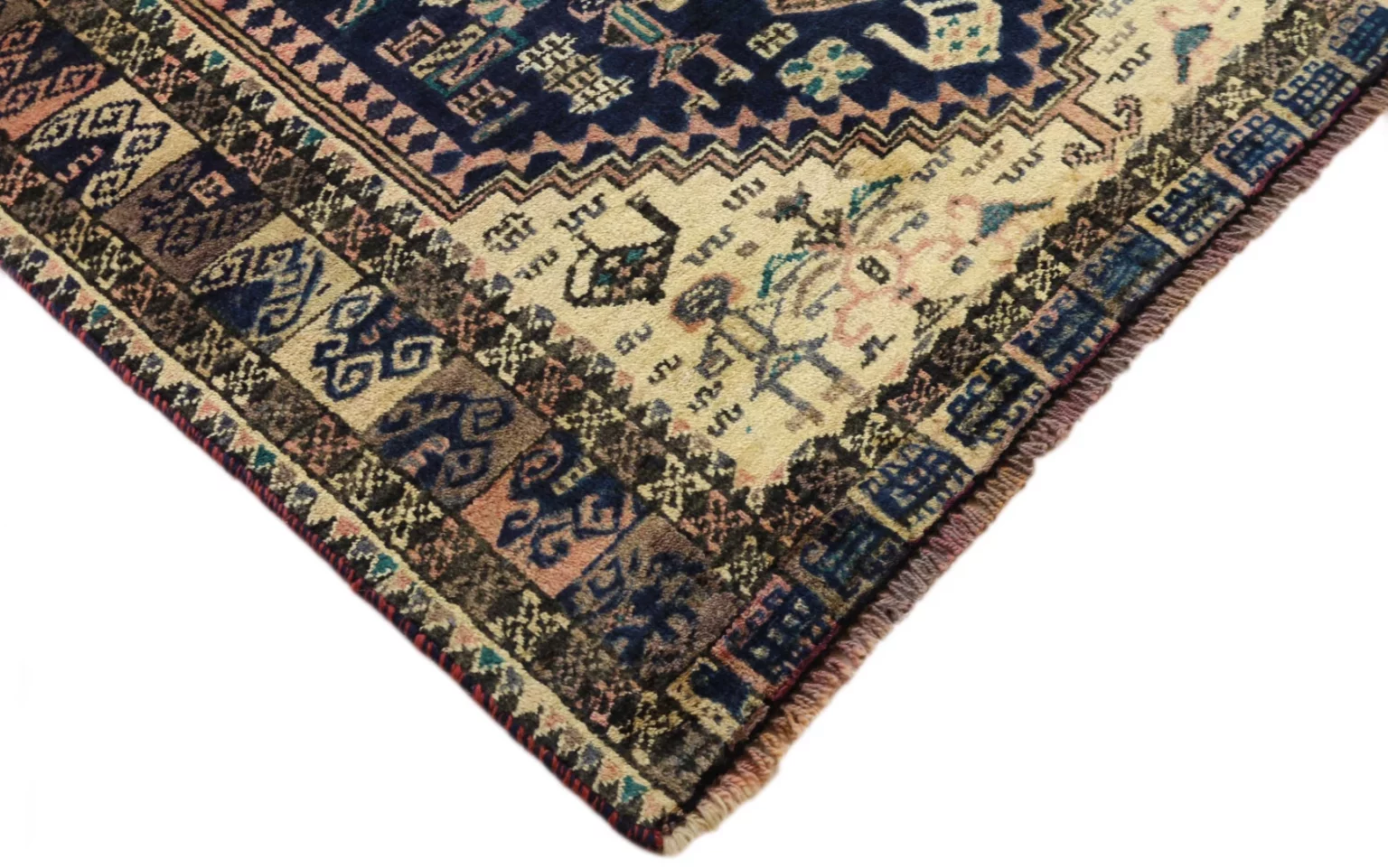 Orientteppich Belutsch 190 x 97 cm Wolle handgeknüpft