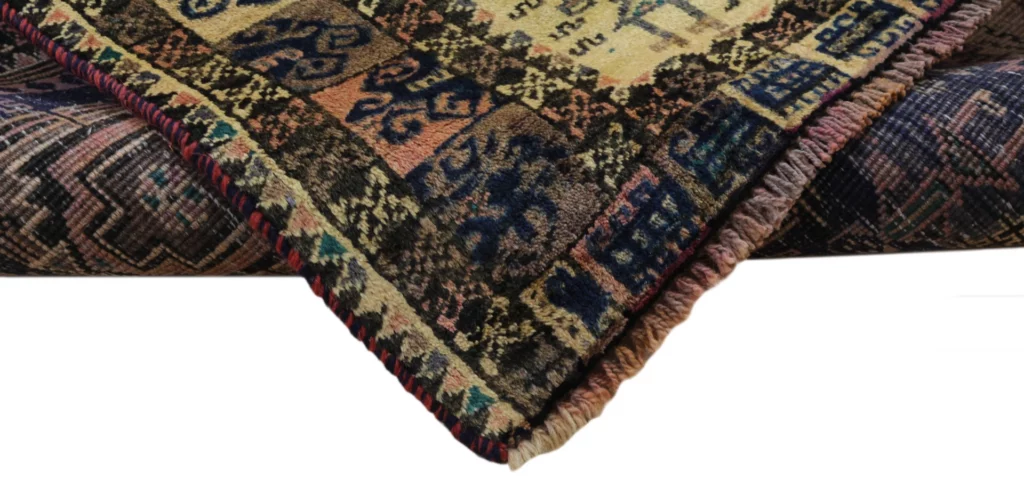 Orientteppich Belutsch 190 x 97 cm Wolle handgeknüpft