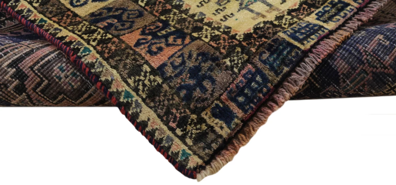 Orientteppich Belutsch 190 x 97 cm Wolle handgeknüpft