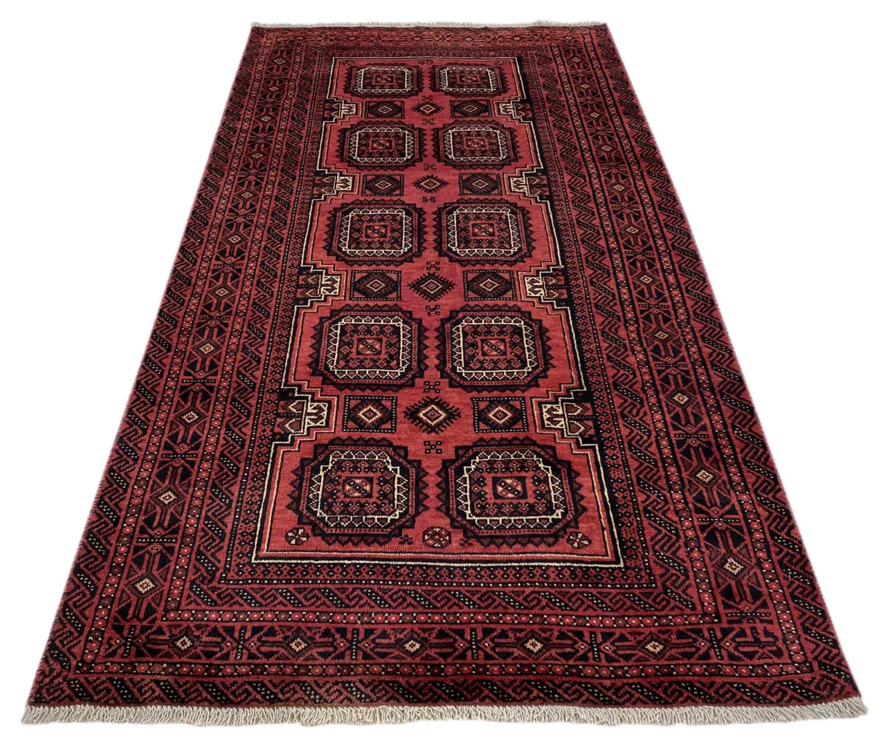 Orientteppich Belutsch 206 x 106 cm Wolle handgeknüpft
