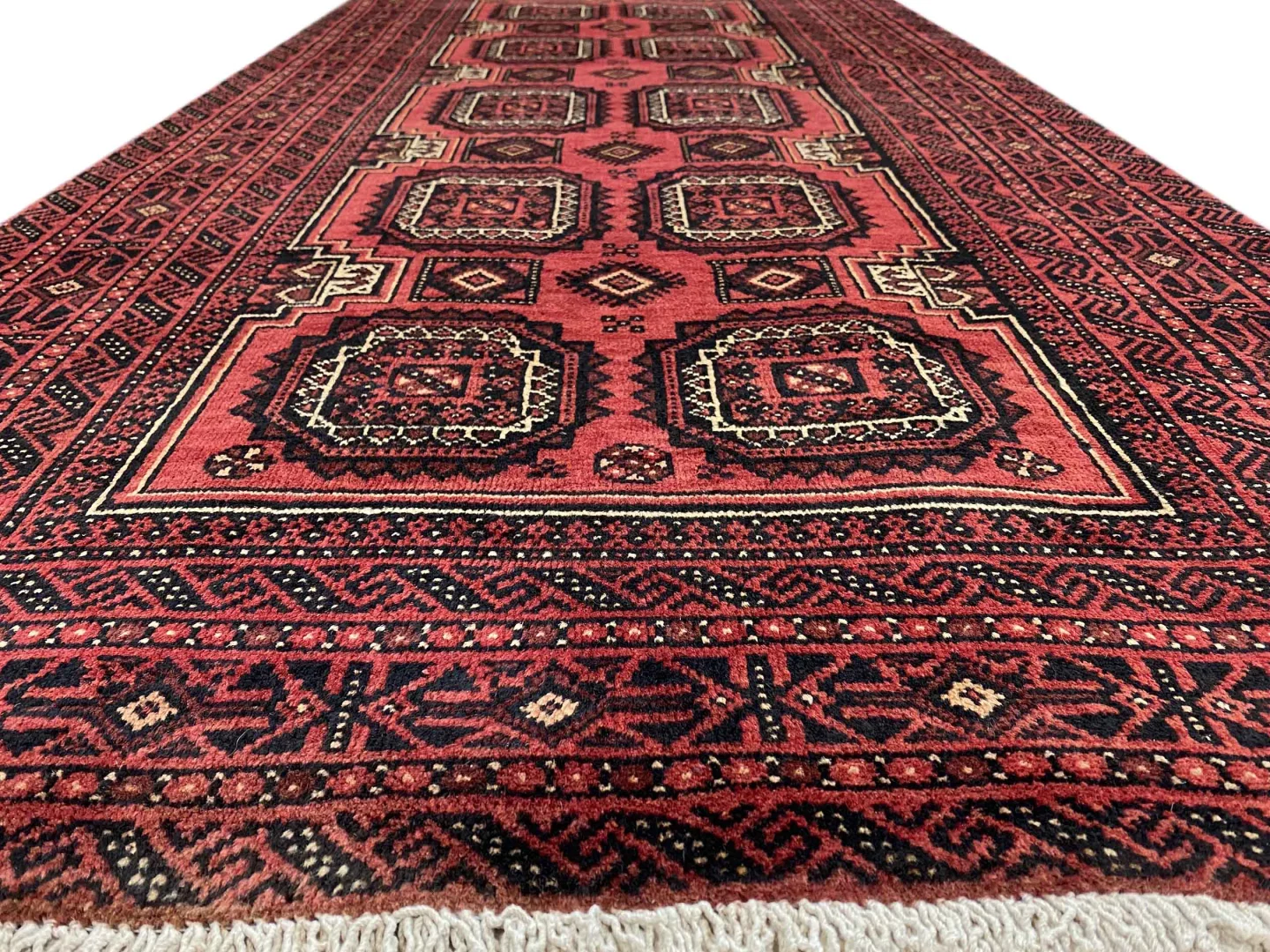 Orientteppich Belutsch 206 x 106 cm Wolle handgeknüpft