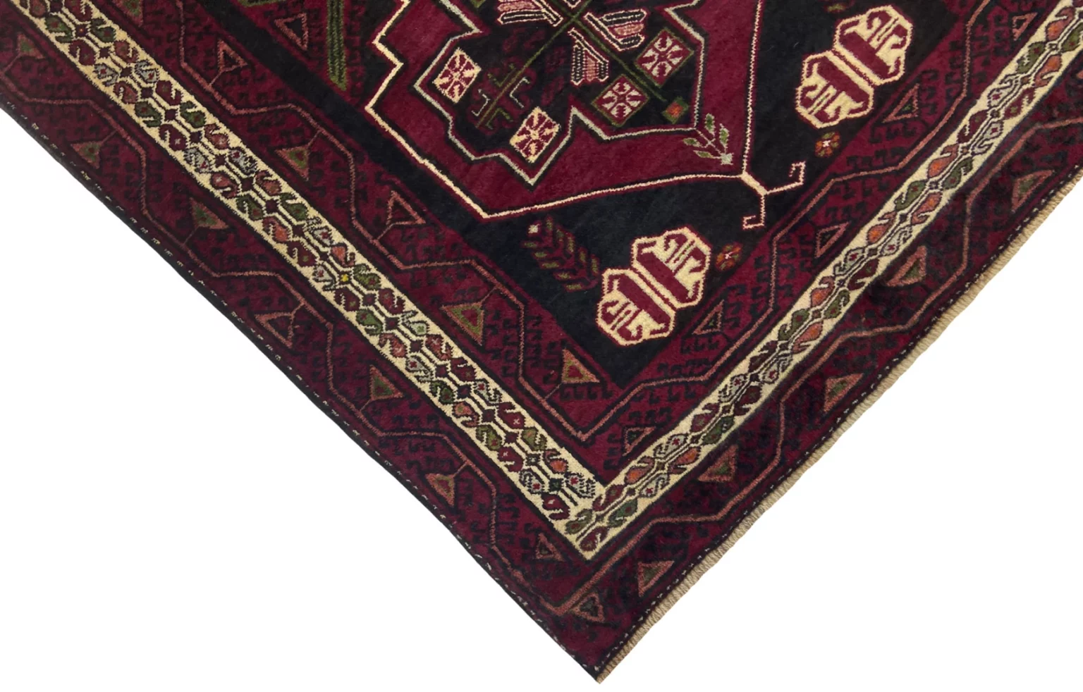 Orientteppich Belutsch 250 x 105 cm Wolle handgeknüpft